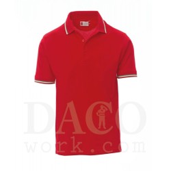 Payper 000058-0021 Polo ITALIA MC Uomo Rosso