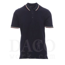Payper 000058-0021 Polo ITALIA MC Uomo Blu