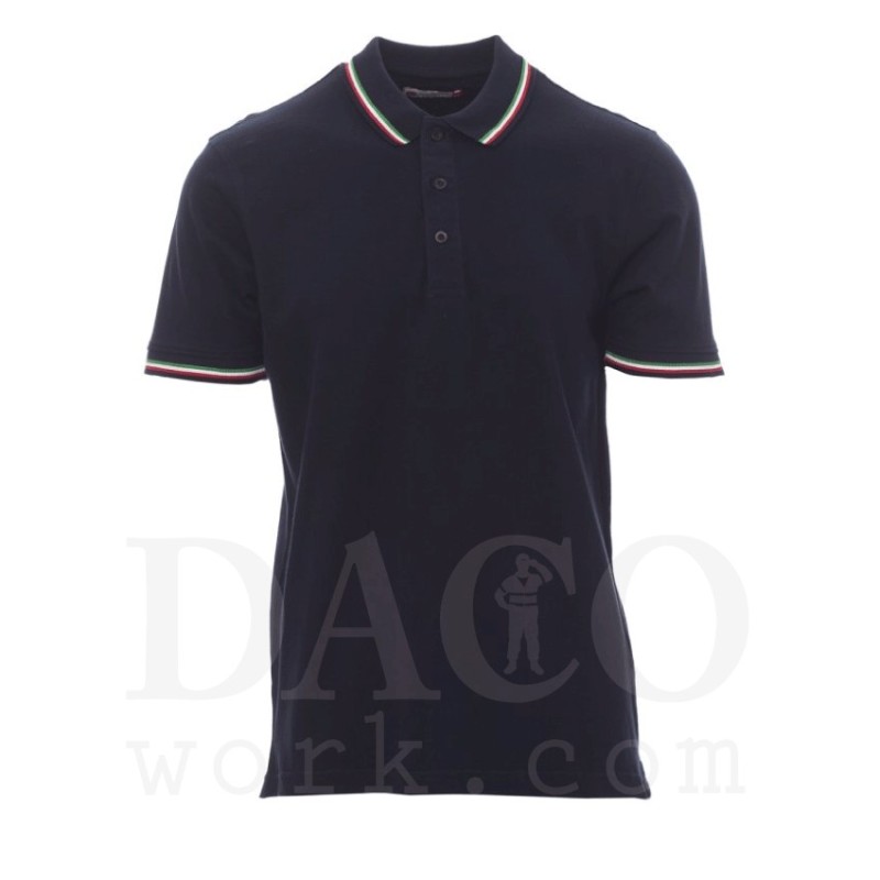 Payper 000058-0021 Polo ITALIA MC Uomo Blu Payper 000058-0021 Polo ITALIA MC Uomo Blu