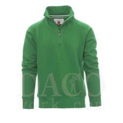 Payper 000001-0001 Felpa Mezza Zip MIAMI Uomo Verde