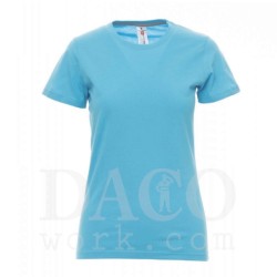 Payper 000466-0030 Tshirt SUNSET LADY Donna Azzurro Atollo